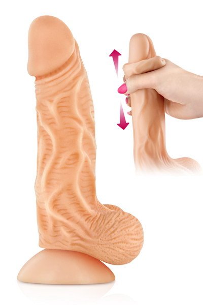 Dildo Jo 18,5 cm | Realistisch, flexibel & ohne Saugnapf