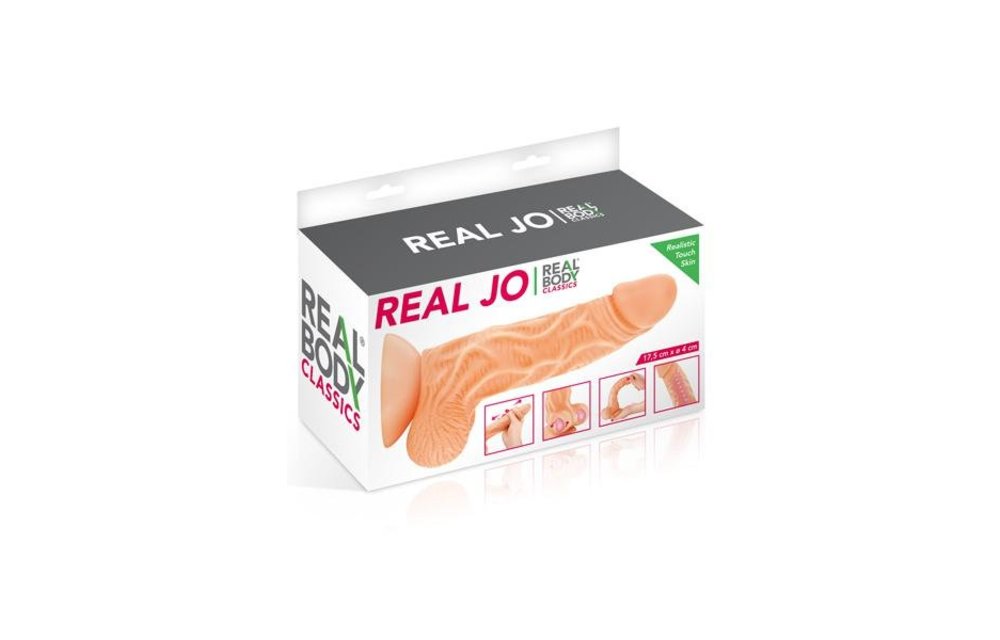 Jo dildo 18.5 cm | Realistic, flexible & suction cup free