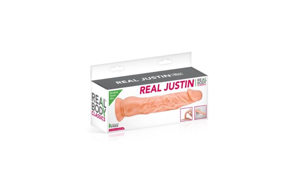 Dildo Justin 21,5 cm – Zacht, Realistisch & Zuignap