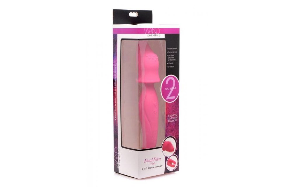Dual Diva 2-in-1 Siliconen Massager | Krachtige Vibraties