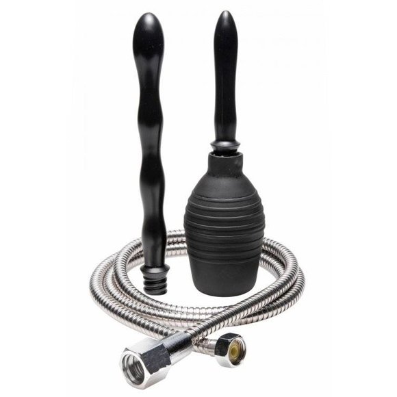 All-in-One Shower Enema Cleaning System Cleanstream Black