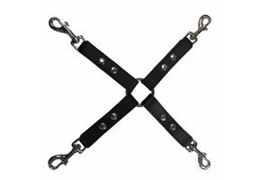 Luxury Hogtie Leather with Silver Studs – Kiotos Europe