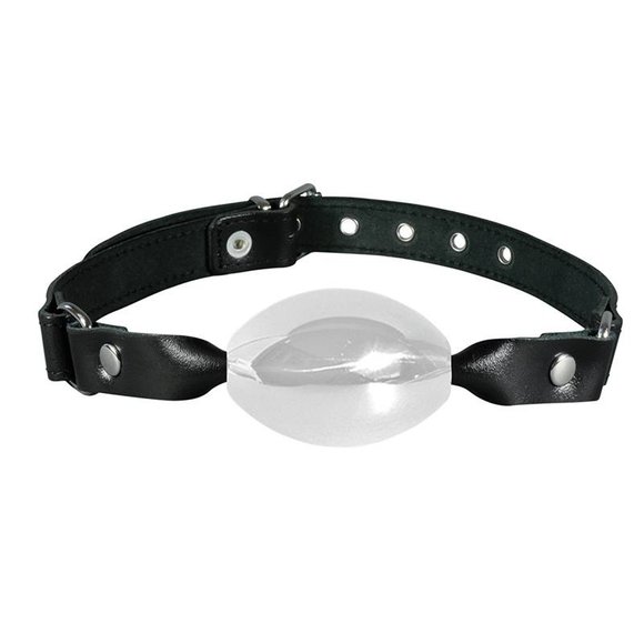 Silentium Aluminium Gag with Soft Leather Adjustable Strap