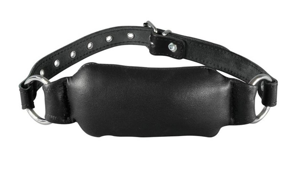 Gag Me Black – Cool Leather Mouth Gag for Him & Her