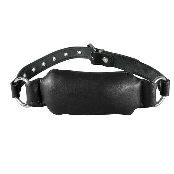 Gag Me Schwarz – Robuster Leder-Mundknebel für Sie und Ihn