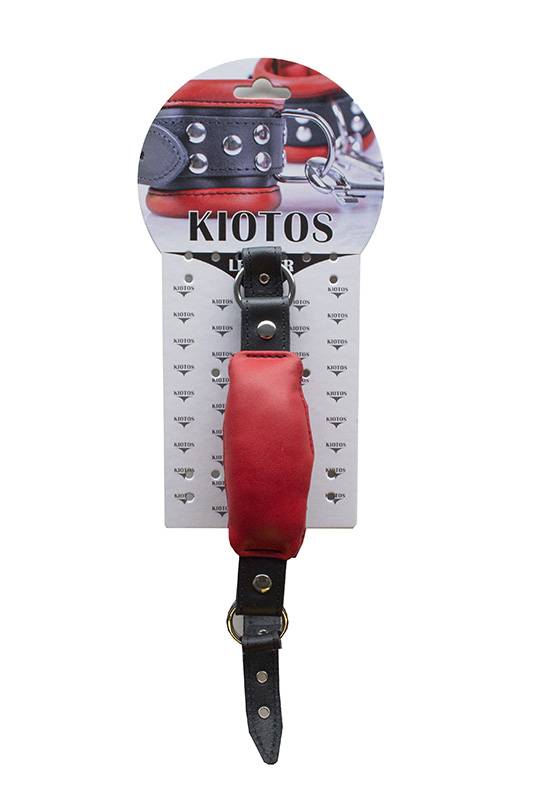 Silence Straight Mouth Gag Red | Adjustable Leather Mouthpiece