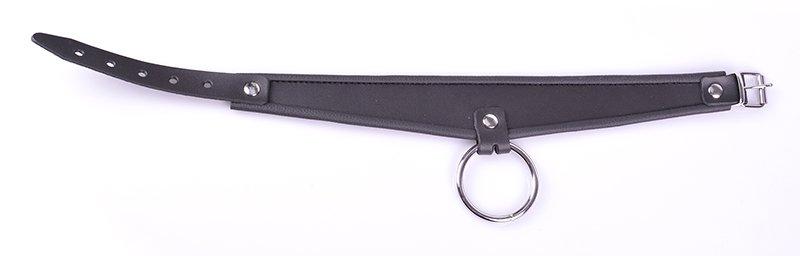 Stijlvolle leren halsband met o-ring | Duurzaam & Europees