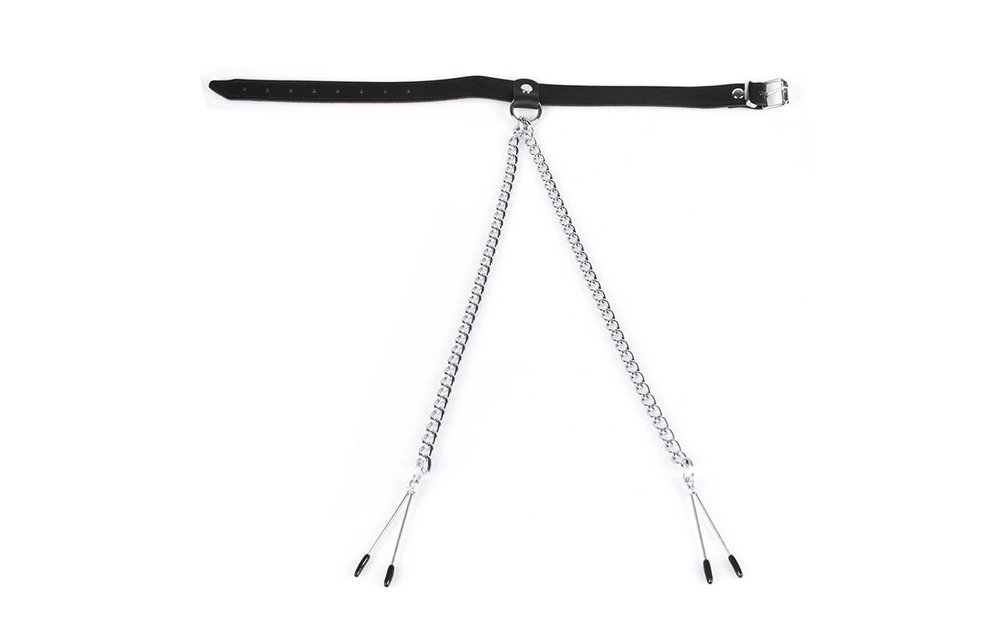 Halsband Nipplepincher Zwart