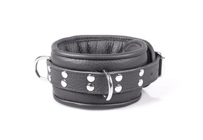Black Professional Collar 7 cm with Silver Studs | Kiotos
