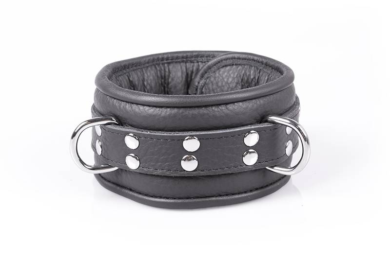 Professionelles Halsband 7 cm - Schwarz