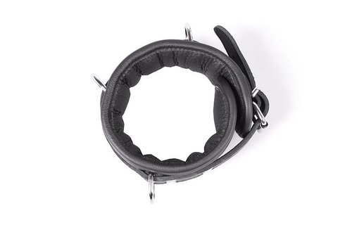 Professionelles Halsband 7 cm - Schwarz