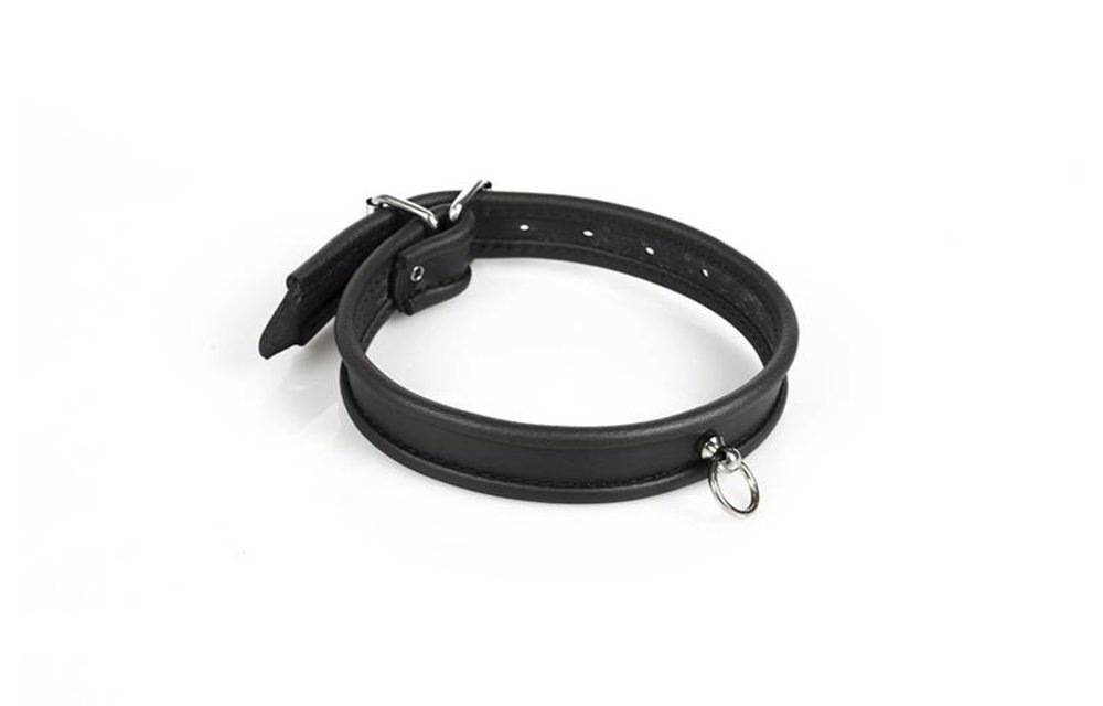 Classic Women's Collar Black | Durable Italian Leather
