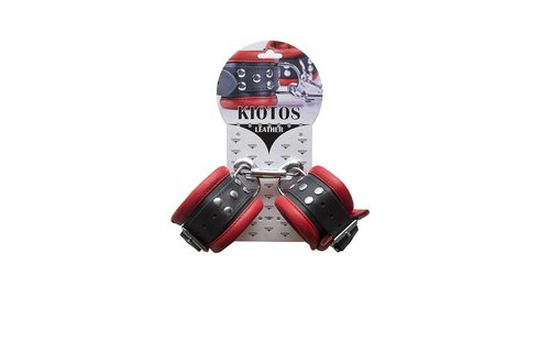 Lederhandschellen 6,5 cm Rot – Cool & Bequem