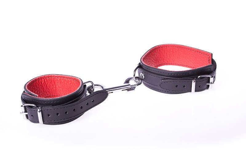 Basic Red Handcuffs | Adjustable, Durable Leather & Sexy