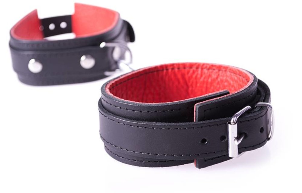 Basic Red Handcuffs | Adjustable, Durable Leather & Sexy