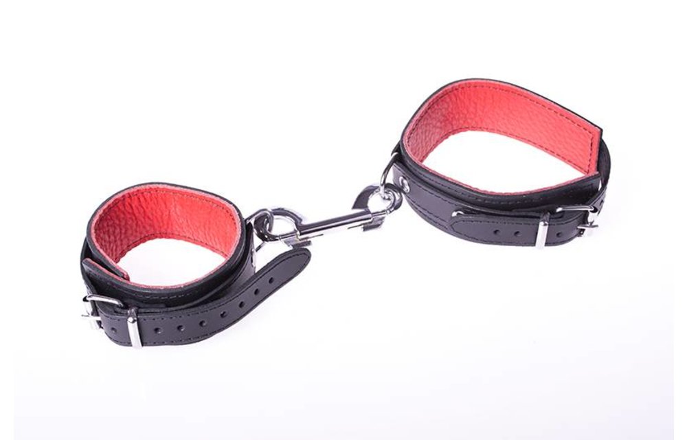 Basic Red Handcuffs | Adjustable, Durable Leather & Sexy