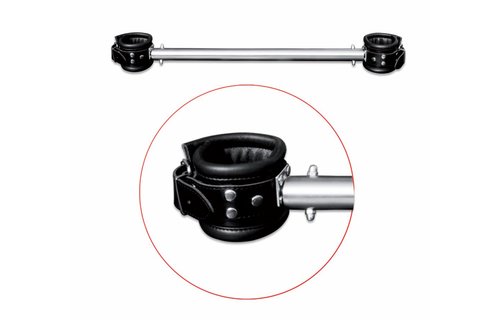 Spreader Bar met lederen boeien