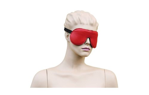 Blindfold Leather - Red