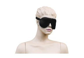 Blindfold Leather Black - Soft, Elastic & European Craftsmanship