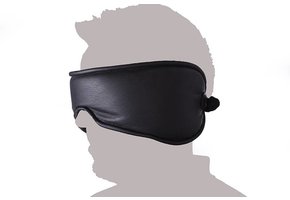 Soft Leather Blindfold and Mask for Ultimate Play