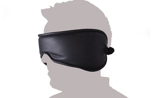 Soft Leather Blindfold and Mask for Ultimate Play