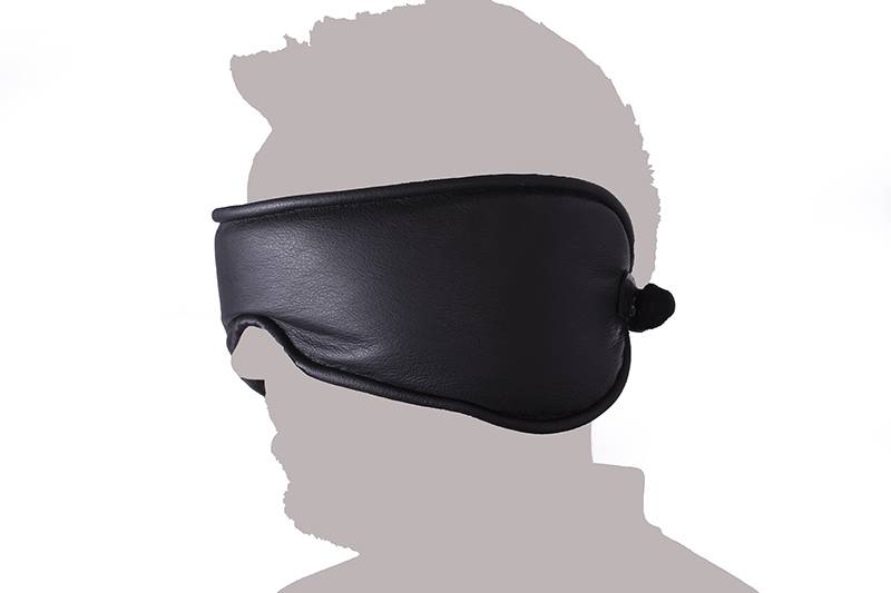 Soft Leather Blindfold and Mask for Ultimate Play
