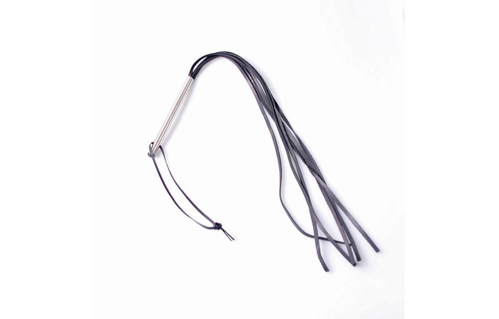 Slim Whip Black | Luxury Leather Whip for Sensation