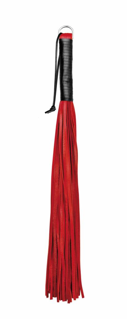 Weiche Lederpeitsche 48 Riemen – 60 cm starker Griff