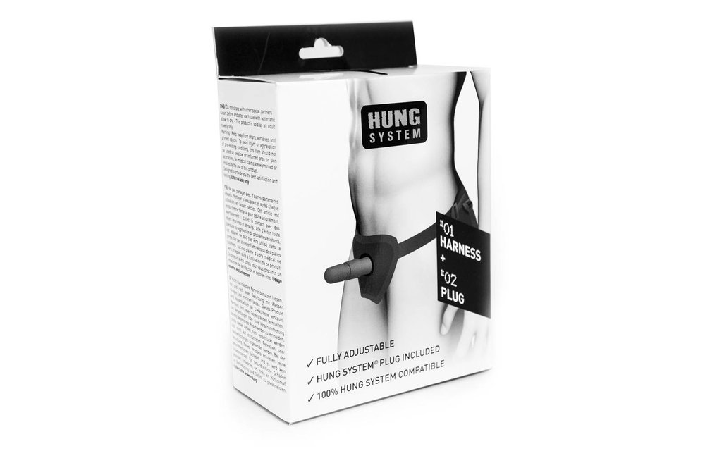 Hung-Systeem Strap-On Harnas + Plug 15 cm – Comfort & Veilig