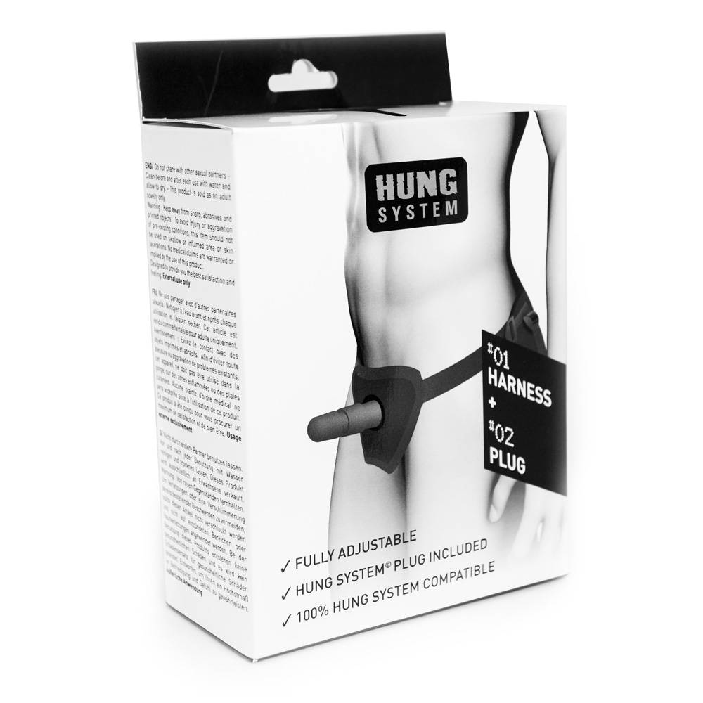 Hung-Systeem Strap-On Harnas + Plug 15 cm – Comfort & Veilig