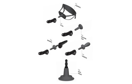 Hung System Dildo Rolling 24 cm – Versatile Tools & Pleasure