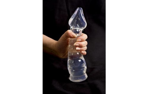 Prenocep Dildo Trans 25 cm – Puntige, Geribde Schacht