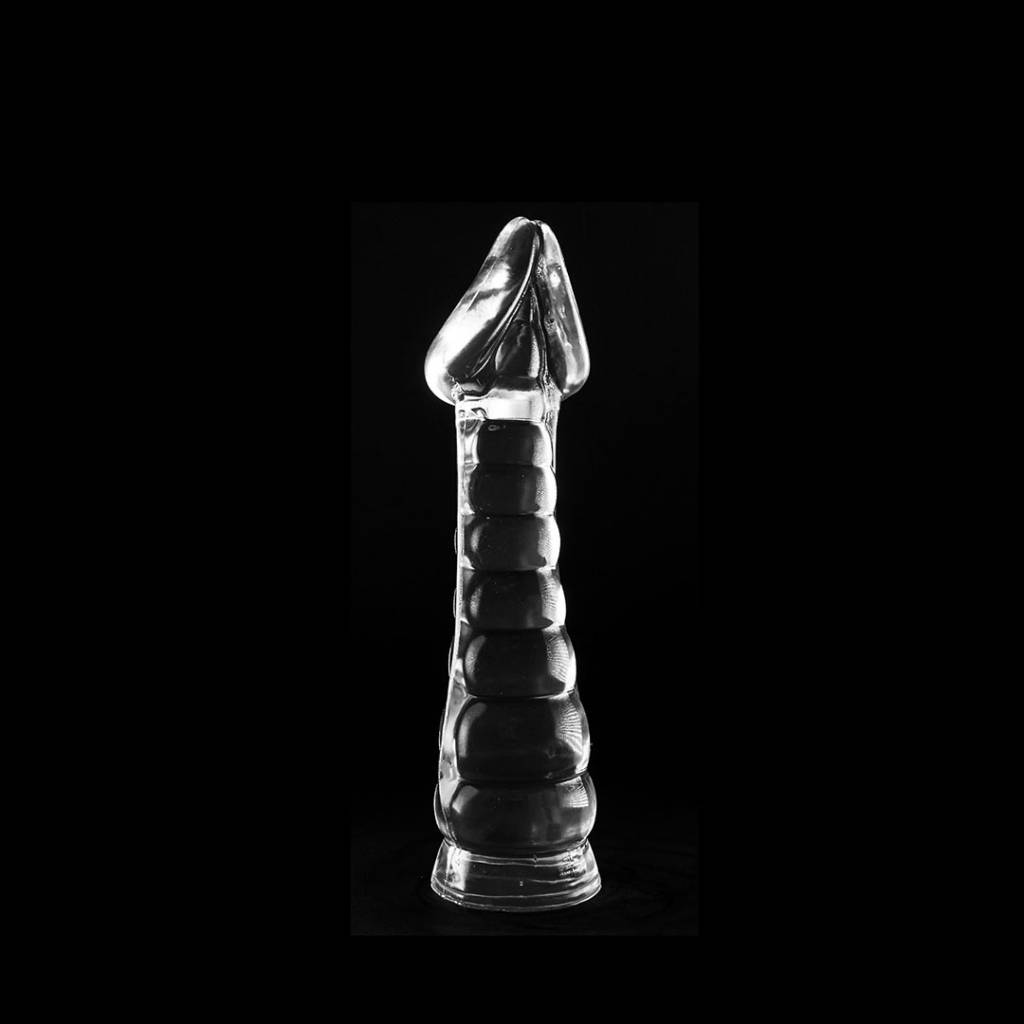 Prenocep Dildo Trans 25 cm – Puntige, Geribde Schacht