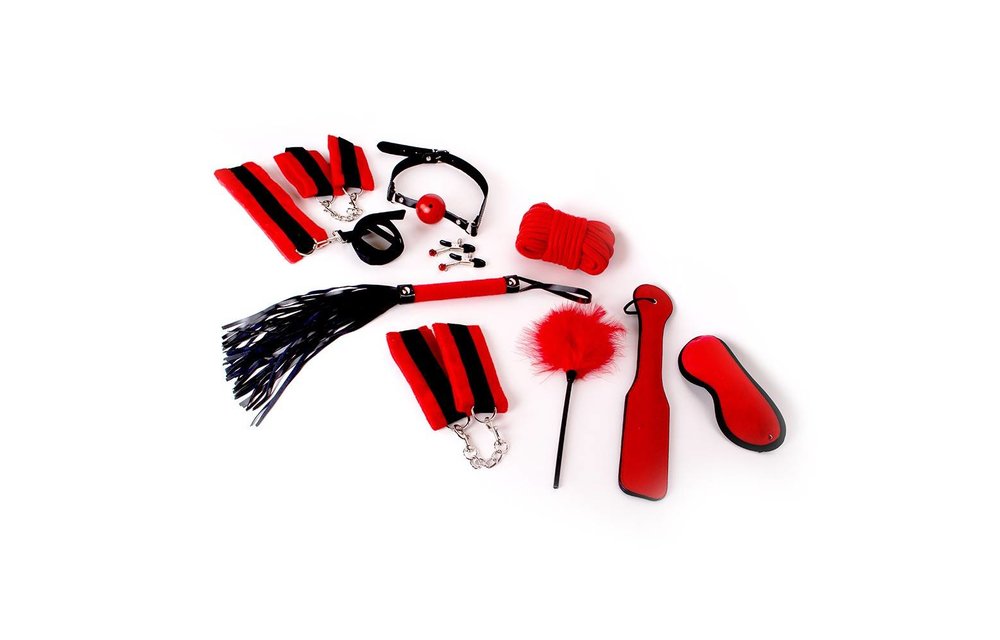 Bondage-Set BDSM-Starter-Kit | 10-teiliges Starter-Set