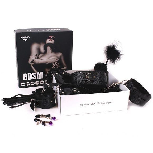 Eleven-piece Bondage Set | Complete BDSM Fantasy Kit Black