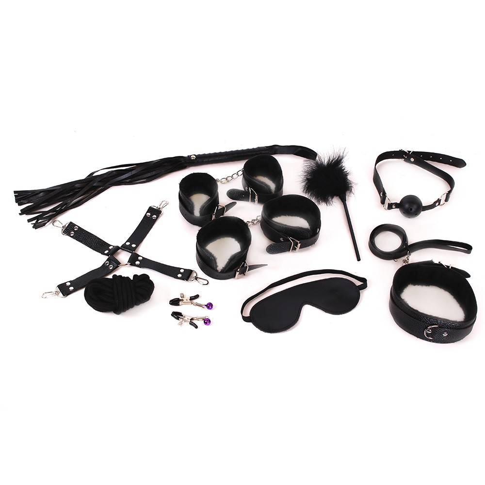 Bondage Set Elfdelig | Complete Bdsm Fantasy Kit Zwart