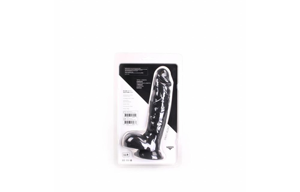 Dildo 24 x 5.3 - Zwart