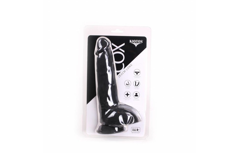 Dildo 25.5 x 5.3 - Zwart
