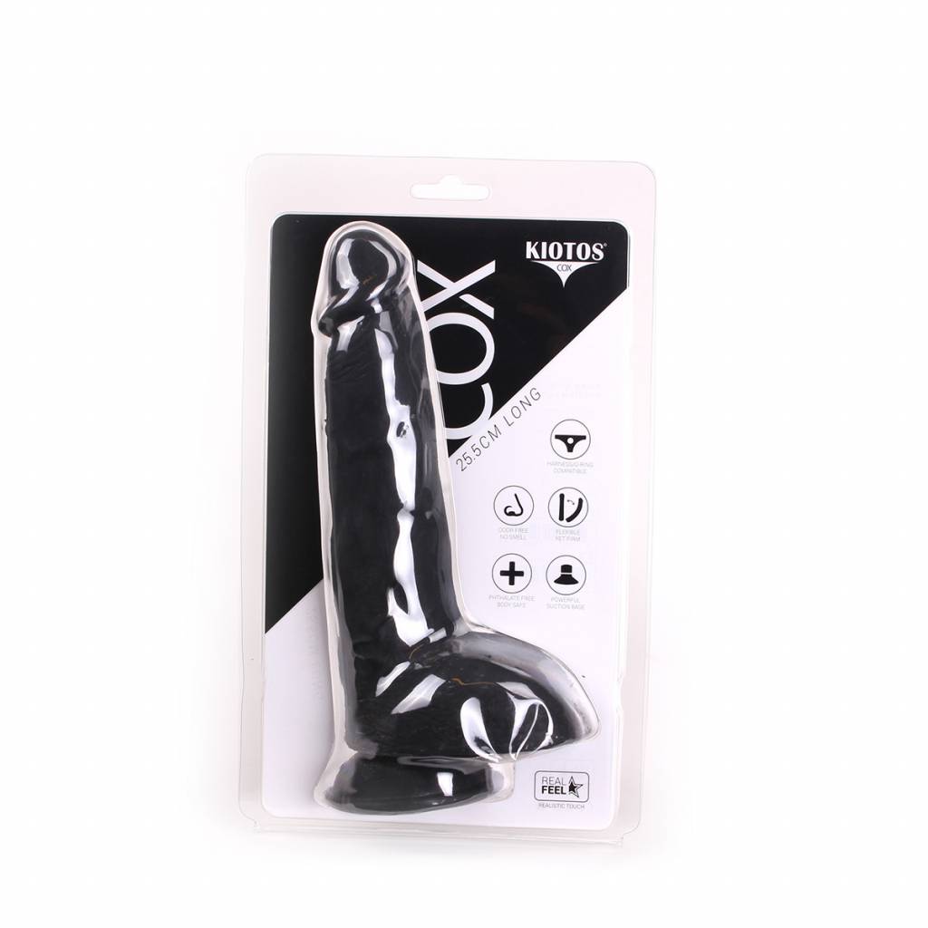 Dildo 25.5 x 5.3 - Zwart