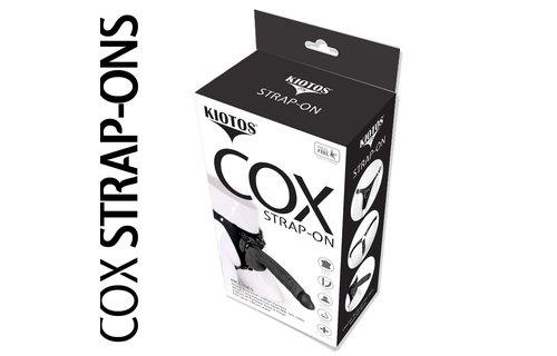 Kiotos COX Strap-On + 24 cm Dildo | Leren Harnas & Veilig