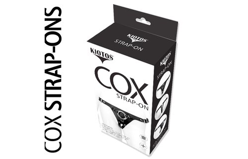 Kiotos COX Strap-On Harness 100 cm | Offenes Design & Echtes Leder