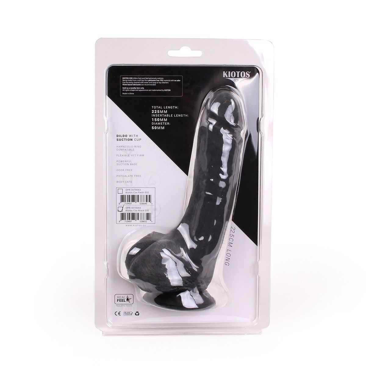 Dildo 22,5 cm – Realistischer Kiotos COX mit starkem Saugnapf