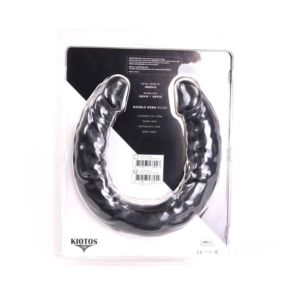 Dildo 40 x 3,6 / 3,8 - Black