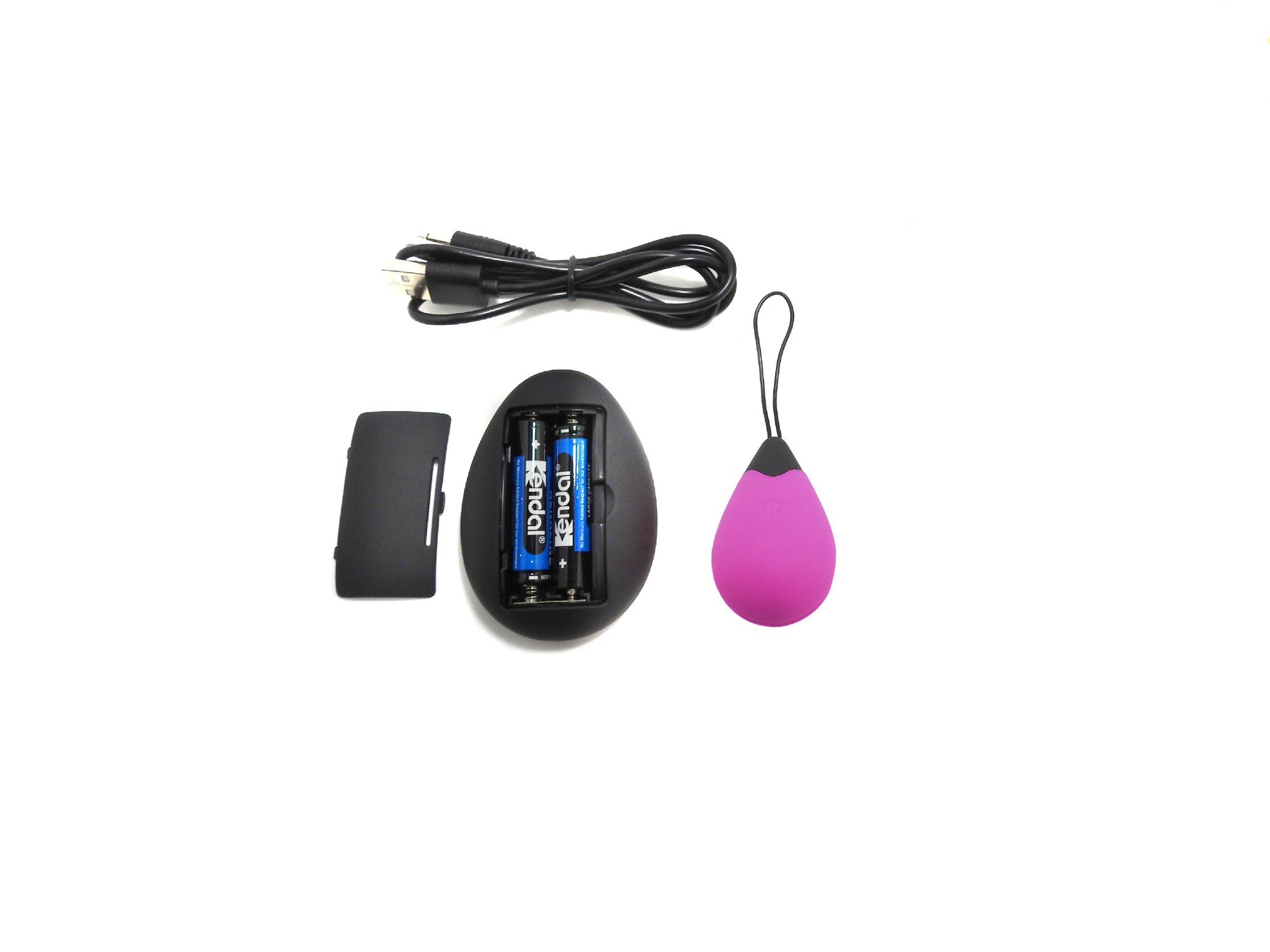 Rechargeable Pink Vibrating Egg with Remote Control - Waterproof