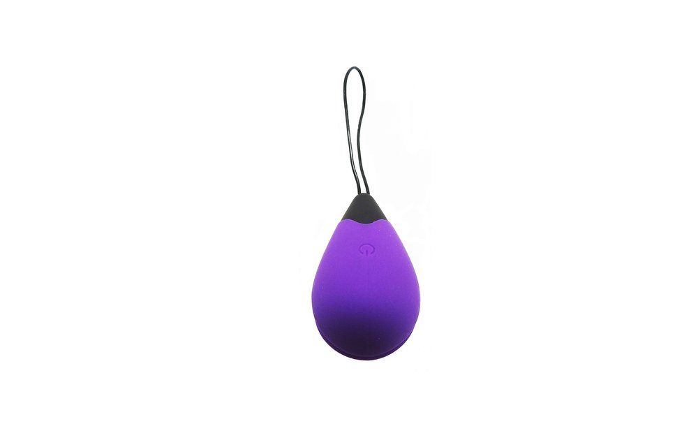 Rechargeable Purple Vibrating Egg with Remote Control 10m Range