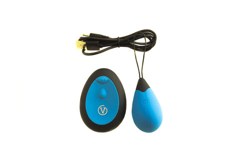 Oplaadbaar Vibratie Ei Blauw | Afstandsbediening 10m Bereik