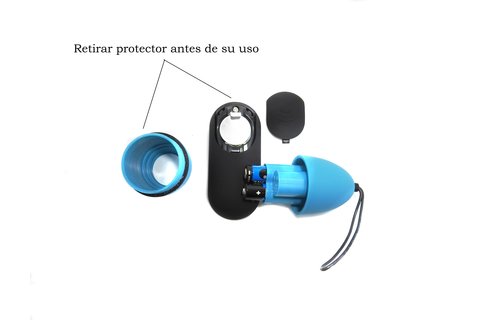 Eitje met Afstandsbediening G2 Blauw – Oplaadbaar & Waterdicht