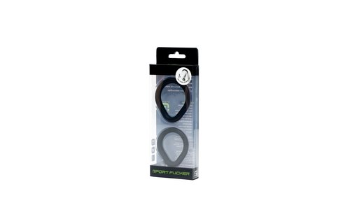 Epic Hard On Ring Kit M+L - Black Silicone Cock Rings