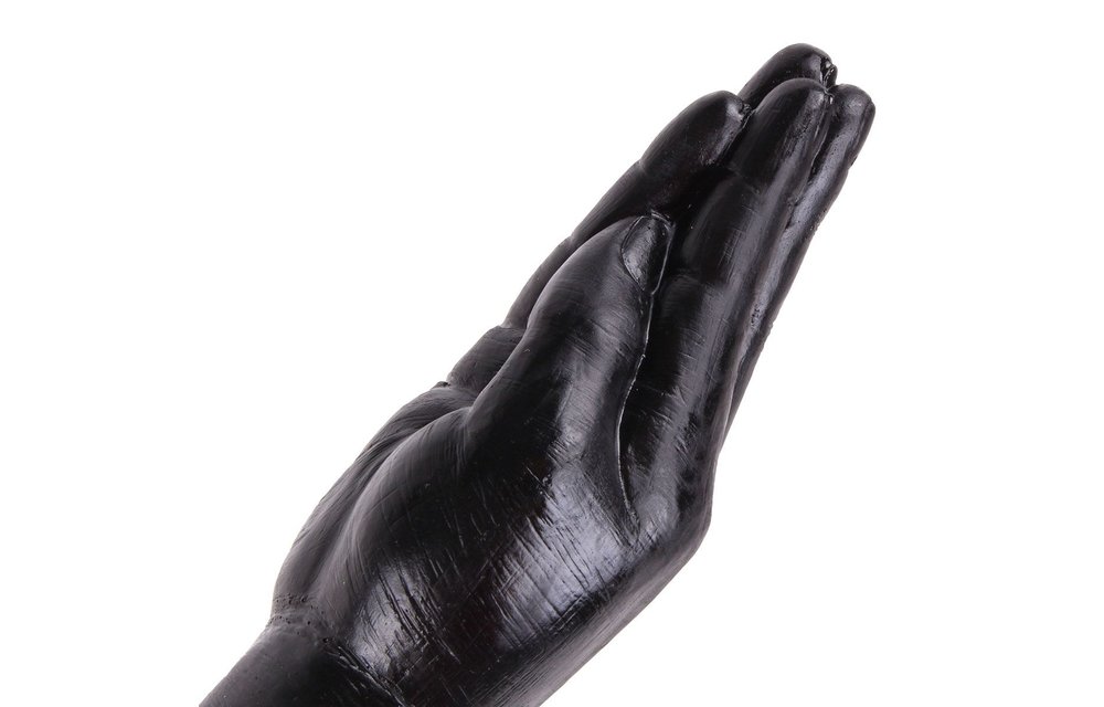 King-Size-Dildo Hand Klein Schwarz 19 cm – Realistisch & Sicher