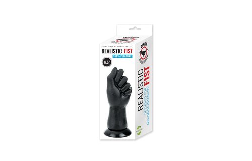 King-Size Dildo - Fist Klein Schwarz 16 x 6 cm